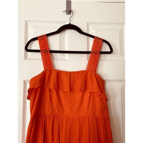 NWT J. Crew Orange Dress - Size 10 - Picture 2 of 4